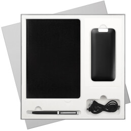 Подарочный набор Ривер Сайд (River side),  (ежедневник, ручка, аккумулятор)