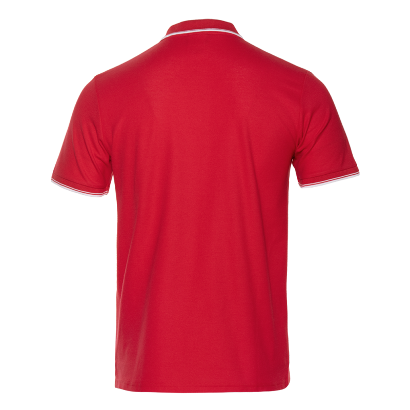 Рубашка поло мужская STAN с окантовкой хлопок/полиэстер 185