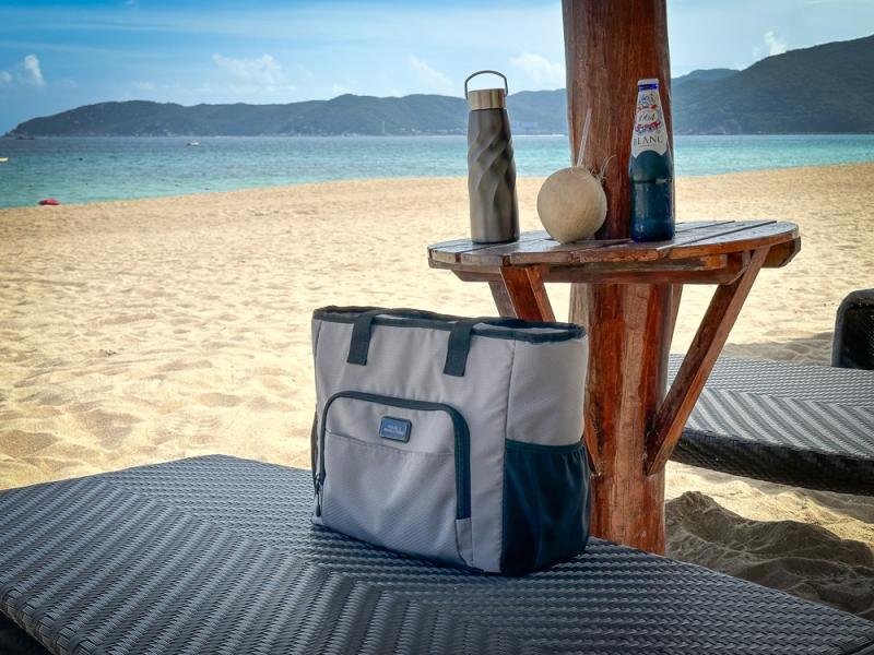 Сумка-холодильник Polar Eco водостойкая из переработанного пластика, 16 л