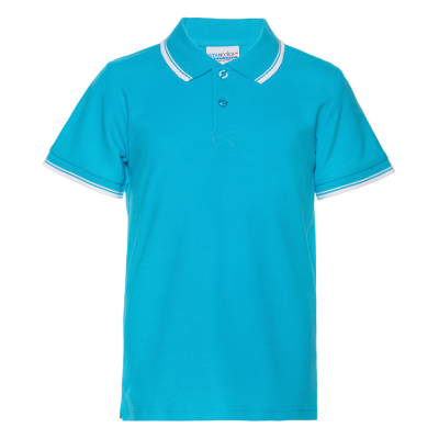 Рубашка поло детская  STAN с окантовкой хлопок/полиэстер 185, 04TJ (32)