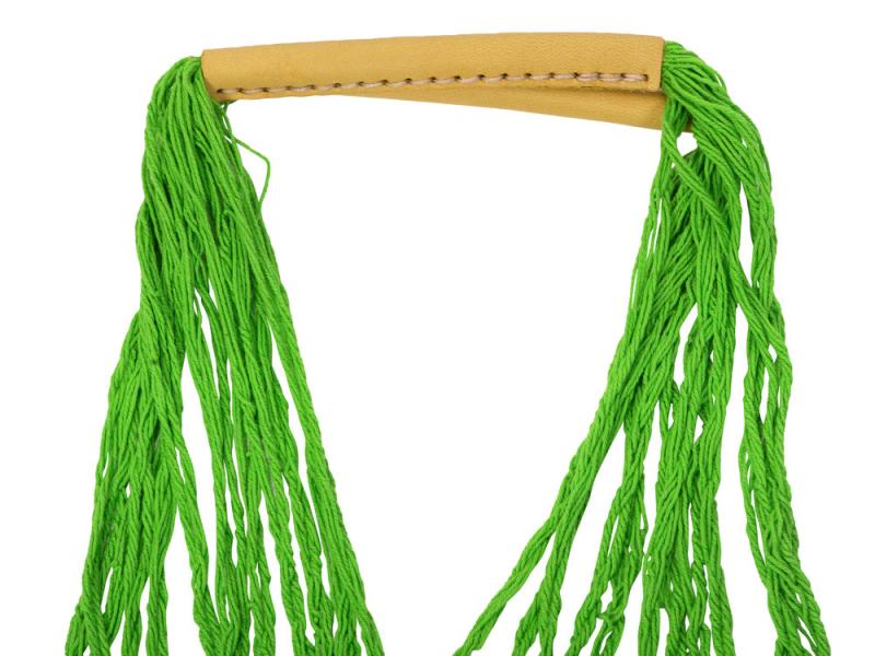 Авоська Dream из натурального хлопка с кожаными ручками, 25 л