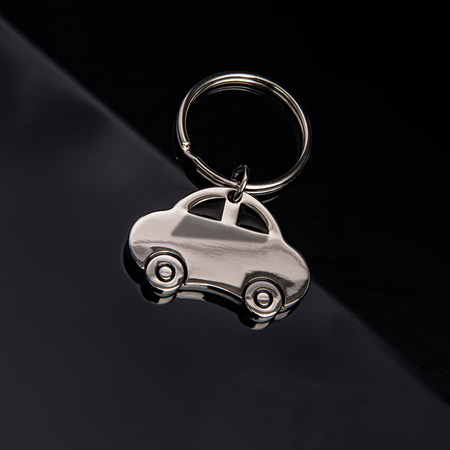 Брелок TITAN AUTO, 4,2 x 3 x 0,4 см, металл