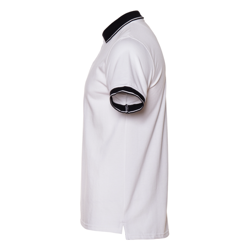 Рубашка поло унисекс STAN с контрастными деталями хлопок/полиэстер 185