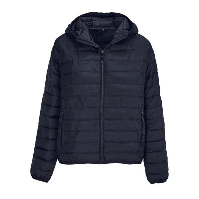 Куртка женская "STREAM HOODED", тёмно-синий, S, таффета 280 Т, 100% полиэстер