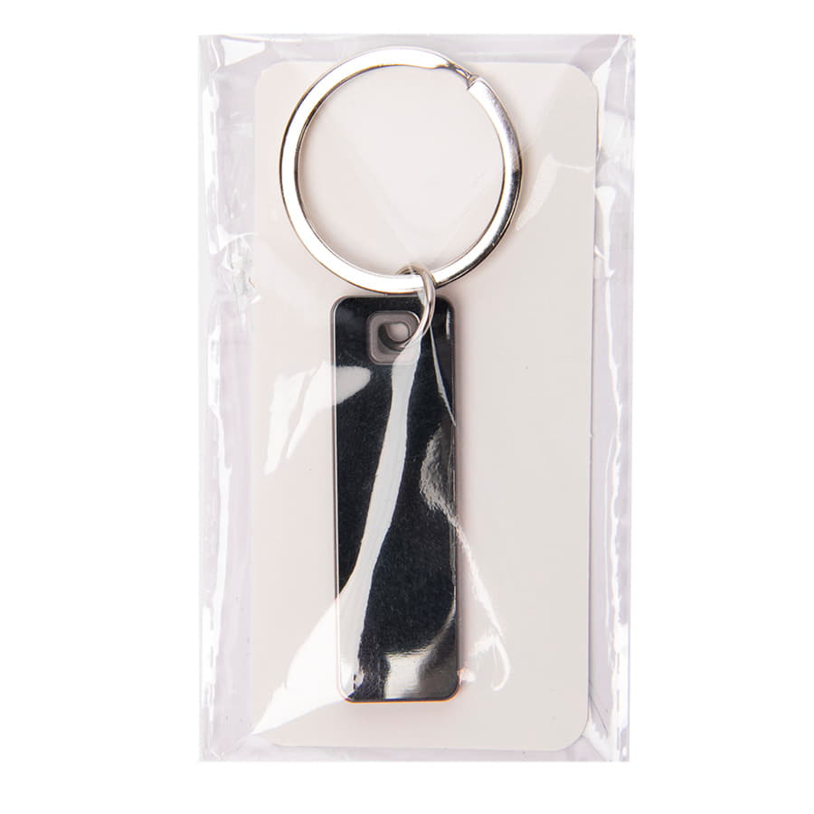 Брелок TONER STICK, 5,28 x 1,6 x 0,42 см, черный, металл/пластик