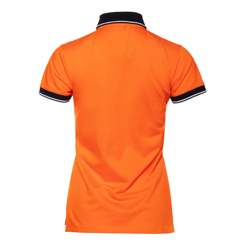 Рубашка поло  женская STAN с контрастными деталями хлопок/полиэстер 185