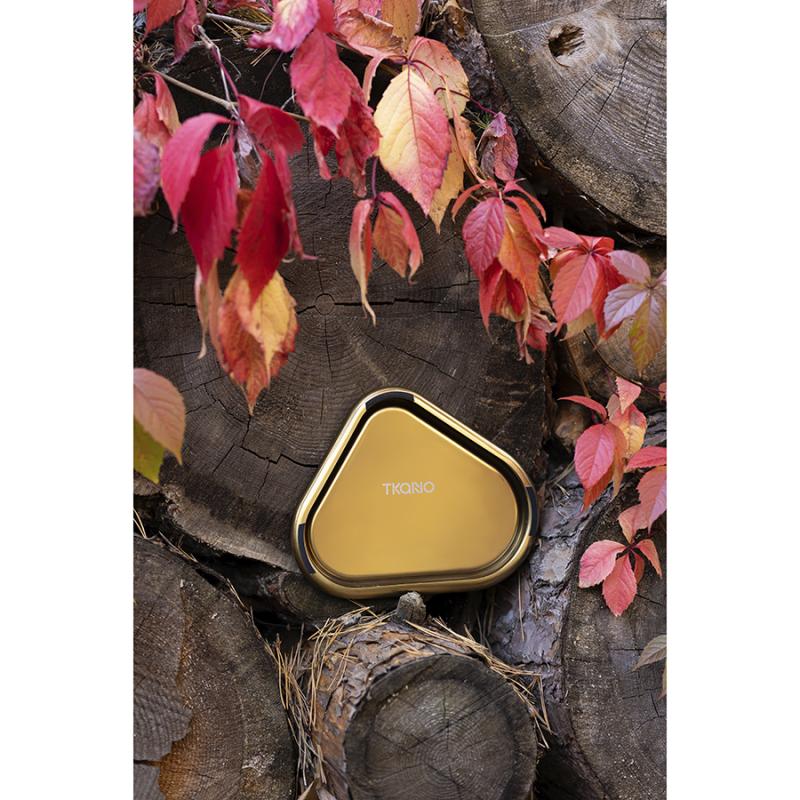 Подсвечник треный с титановым покрытием из коллекции edge, 21х17 см