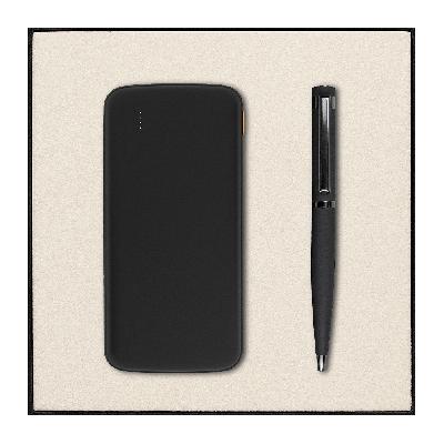 Набор подарочный Solution Superior Duo (внешний аккумулятор «Universal», ручка Attashe)