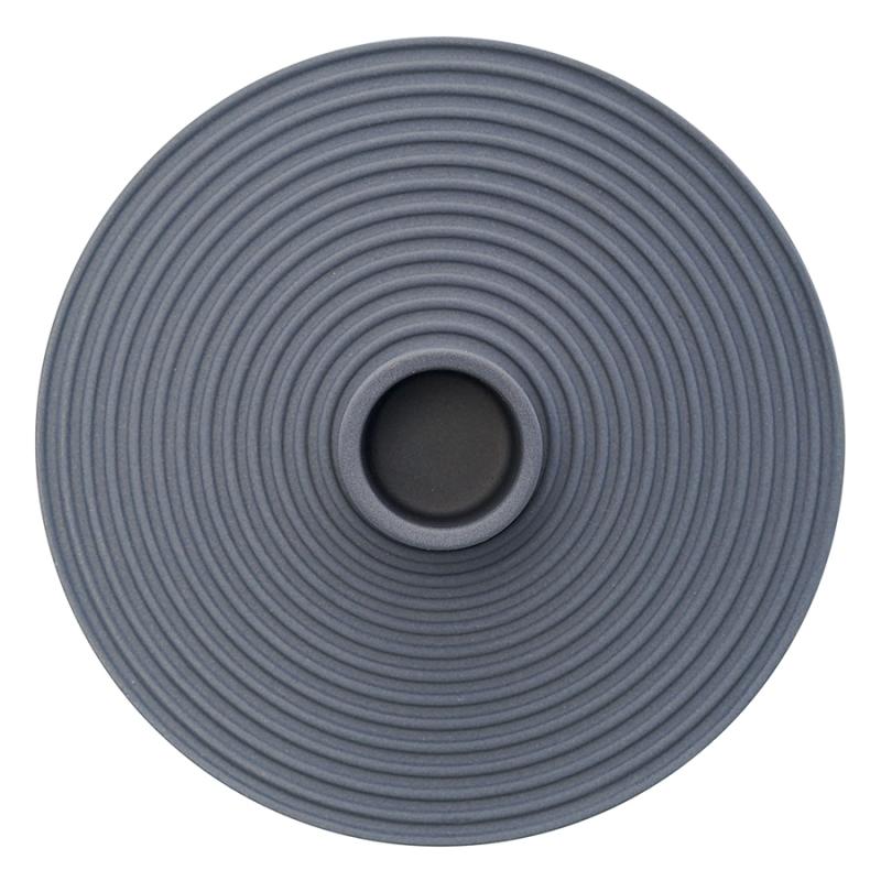 Подсвечник из каменной керамики  из коллекции essential