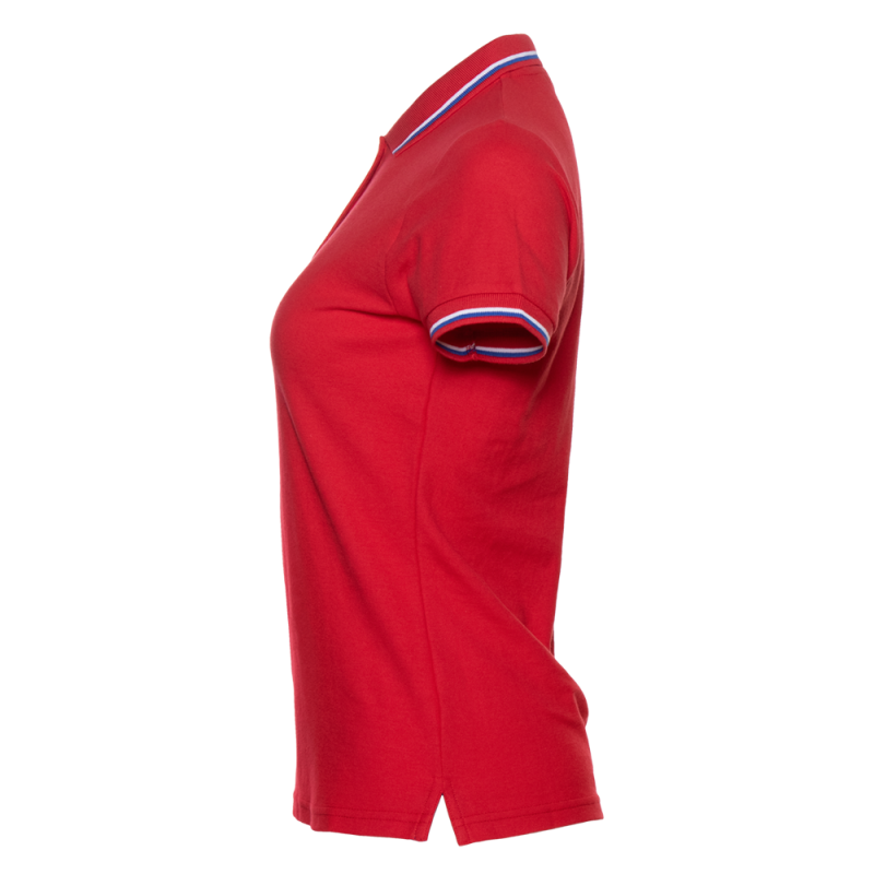 Рубашка поло женская STAN  триколор хлопок/полиэстер 185