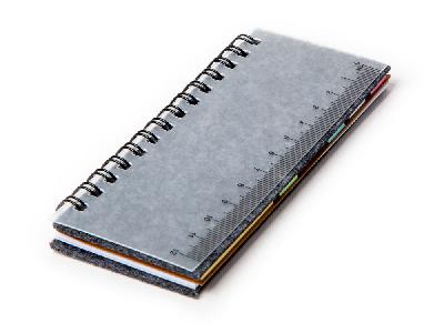 Мини-блокнот со стикерами А7 Felt