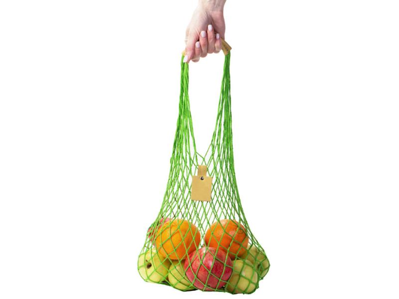 Авоська Dream из натурального хлопка с кожаными ручками, 25 л