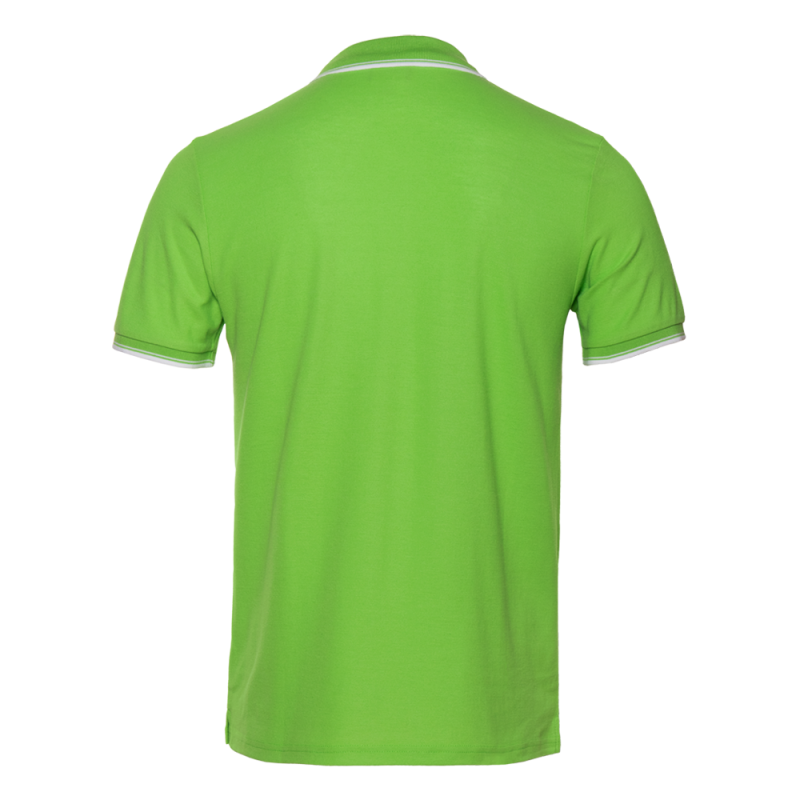 Рубашка поло мужская STAN с окантовкой хлопок/полиэстер 185