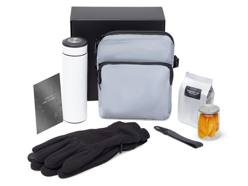 Подарочный набор Re:m. Step  с термосом, перчатками и сумкой