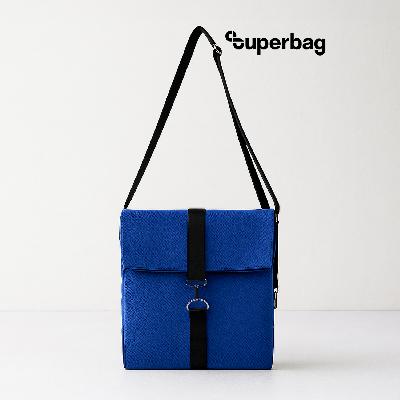 Шоппер Superbag Companion, с тремя отделениями, боковым креплением-карабин и карманом
