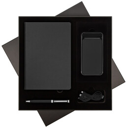 Подарочный набор Стар (Star),  (ежедневник, ручка, аккумулятор)