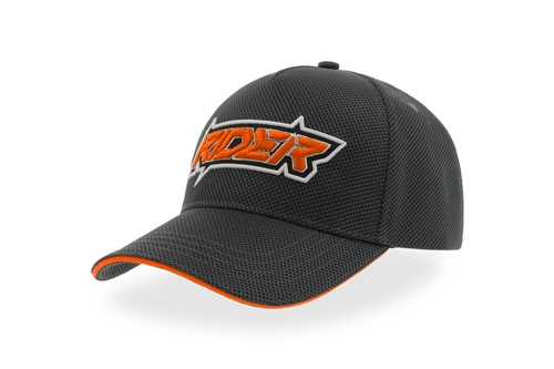 Образец бейсболка с кастомизацией LAB2124, тёмно-серый, 100% полиэстер