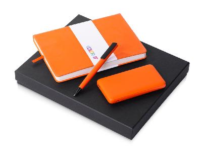 Подарочный набор COLOR IT c блокнотом, ручкой и повербанком, 10000 mAh