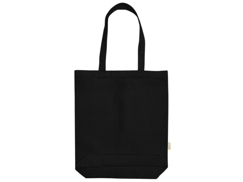 Сумка Fixy из переработанного хлопка 220 г/м2 с фиксирующей лентой