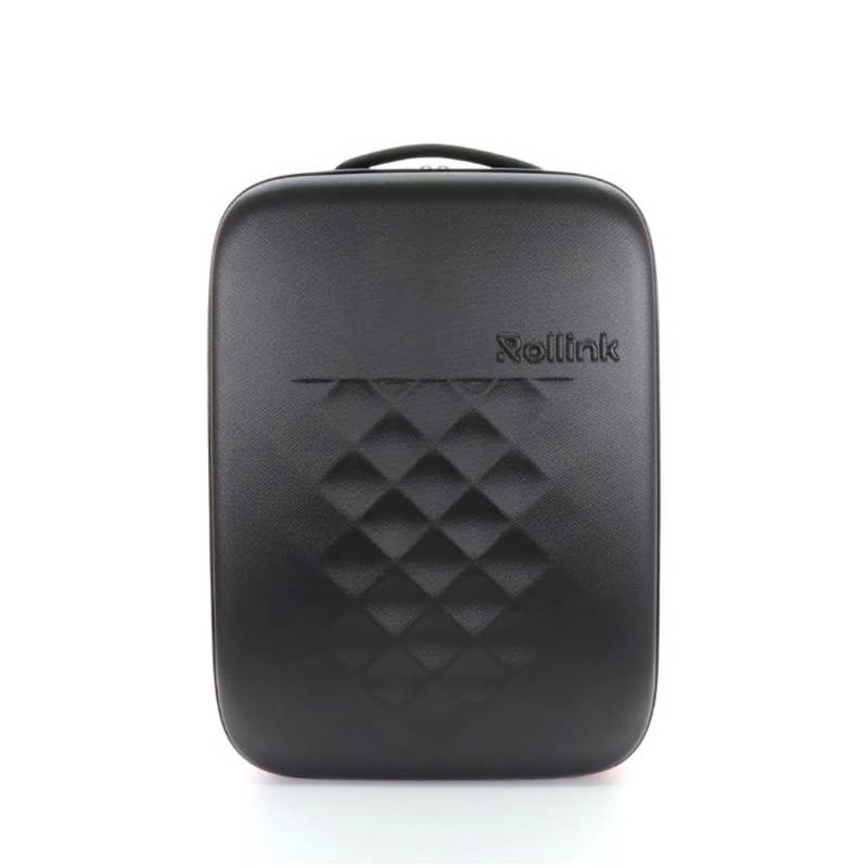 Чемодан складной Rollink Earth 55x40x20 см, 2 колеса, черный/синий