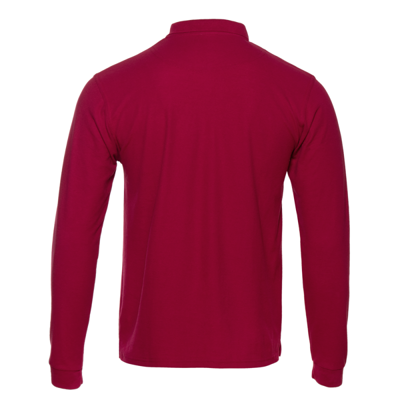 Рубашка поло мужская STAN длинный рукав хлопок/полиэстер 185