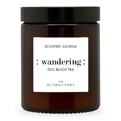 Свеча ароматическая the olphactory, wandering, goji  tea, 30 ч