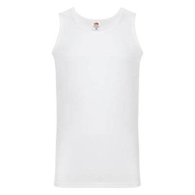 Майка мужская "Athletic Vest", белый_S, 100% х/б, 160 г/м2