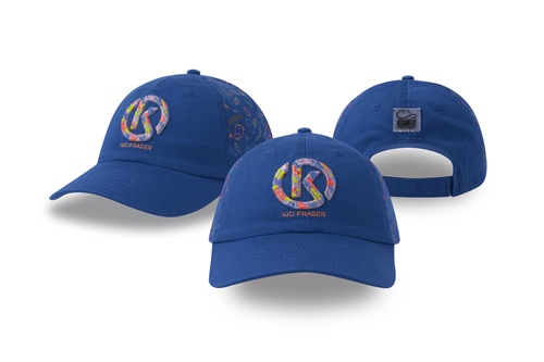 Образец бейсболка детская с кастомизацией LAB2498, белый. 100% хлопок