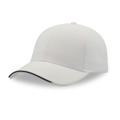 Бейсболка ESTORIL-S, 6 клиньев, застёжка на липучке, белый, 100% переработанный полиэстер, 170 г/м2