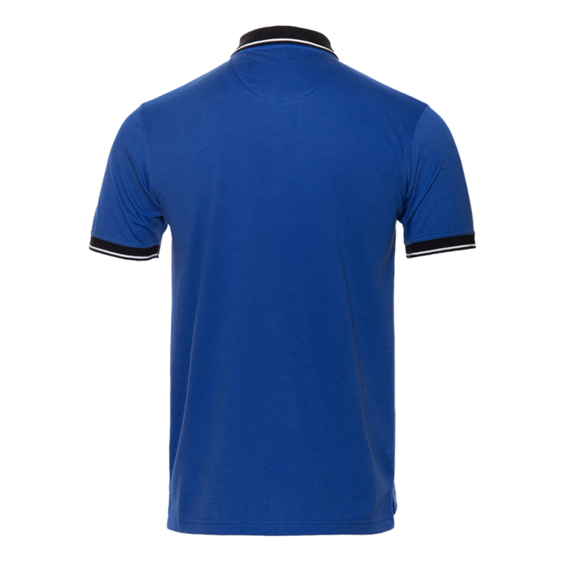 Рубашка поло  мужская STAN с контрастными деталями хлопок/полиэстер 185