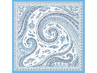 Платок Белое море. Мезень