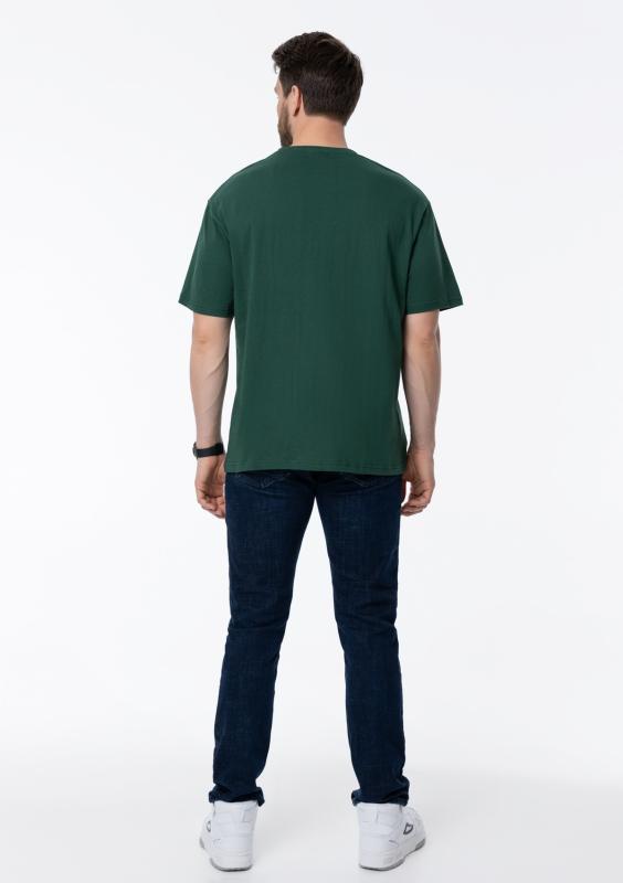 Футболка унисекс без бокового шва STAN хлопок 160, 02, Т-зеленый (130)