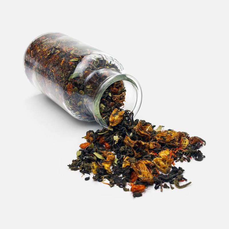 Чай «Сокочай», зеленый с соком ананаса, облепихой