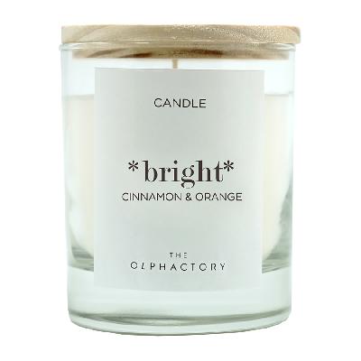 Свеча ароматическая the olphactory, bright, orange&cinnamon, 40 ч