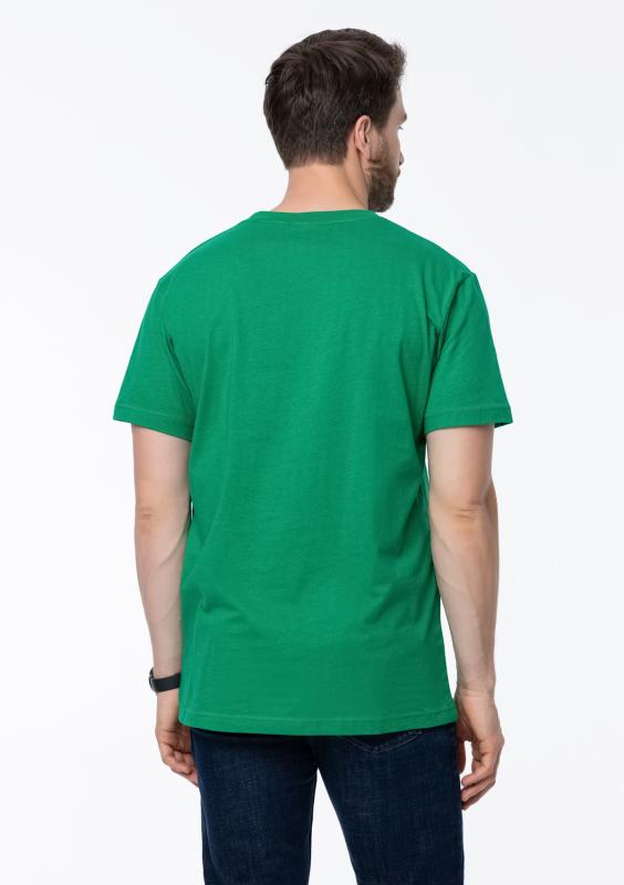 Футболка унисекс хлопок 150, 52, Зеленый (30)