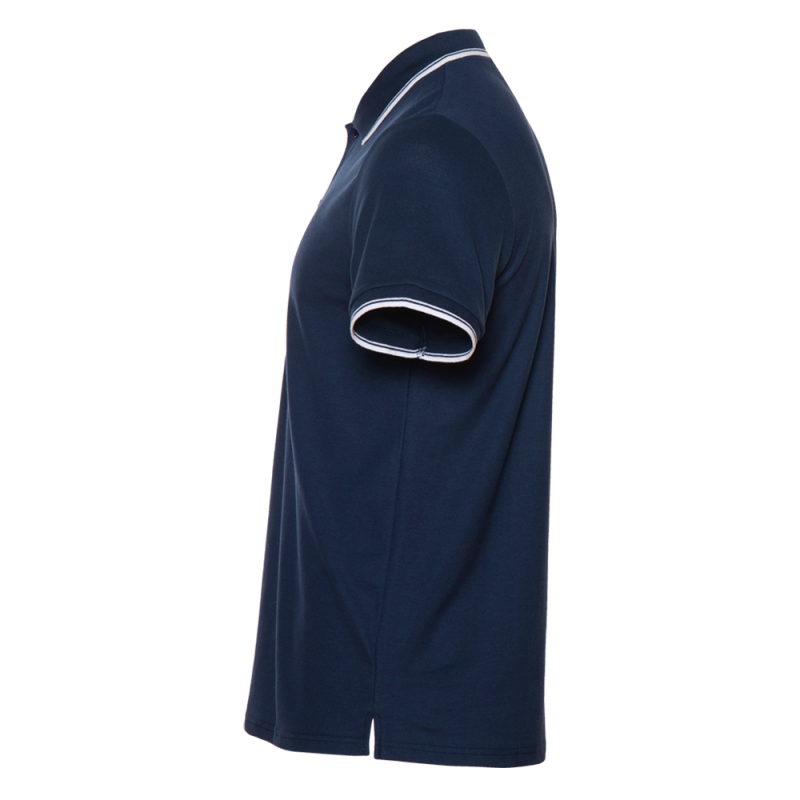 Рубашка поло мужская STAN с окантовкой хлопок/полиэстер 185