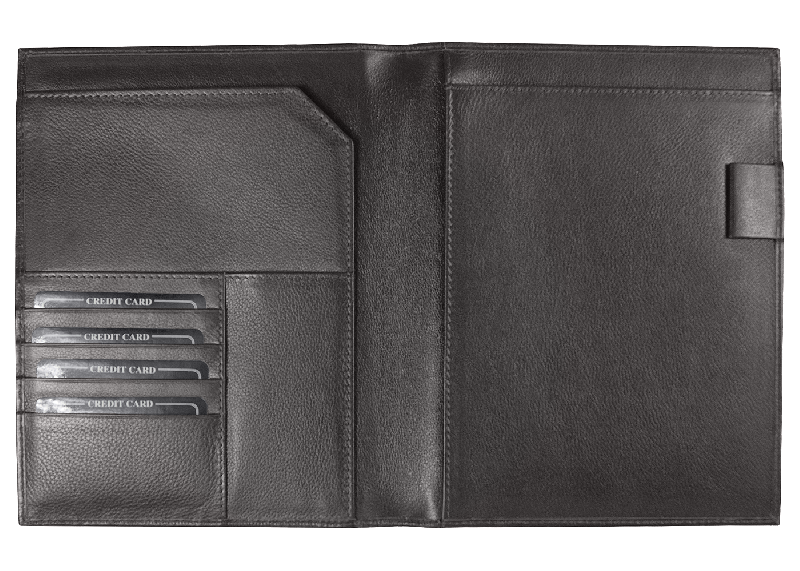 Набор подарочный Solution Prestige Quardo  (Суперобложка из натуральной кожи, флешка, ручка шариковая, картхолдер)