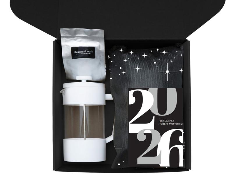 Подарочный набор Re:Together с френчпрессом, кружками и дженгой