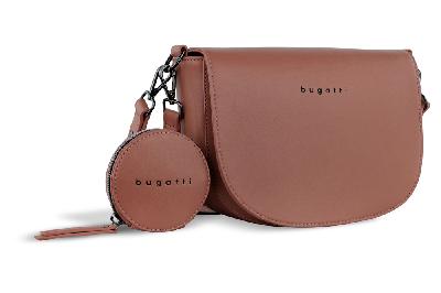 Сумка наплечная женская BUGATTI Almata, с кошельком, полиуретан, 27х6х18,5 см