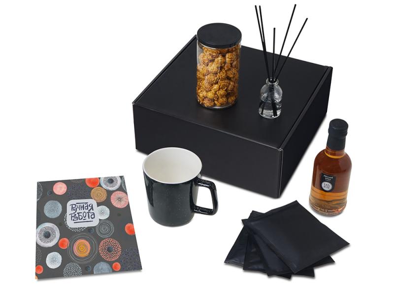 Подарочный набор Re:y. Treat с кружкой, сиропом и попкорном