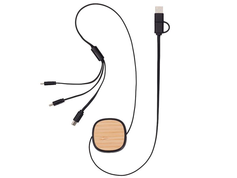 Универсальный кабель с ретрактором 3-в-1 Retrax