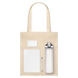 Подарочный набор Велком Пак (Welcome Pack),  (бутылка, ежедневник, ручка, ЗУ, шоппер)