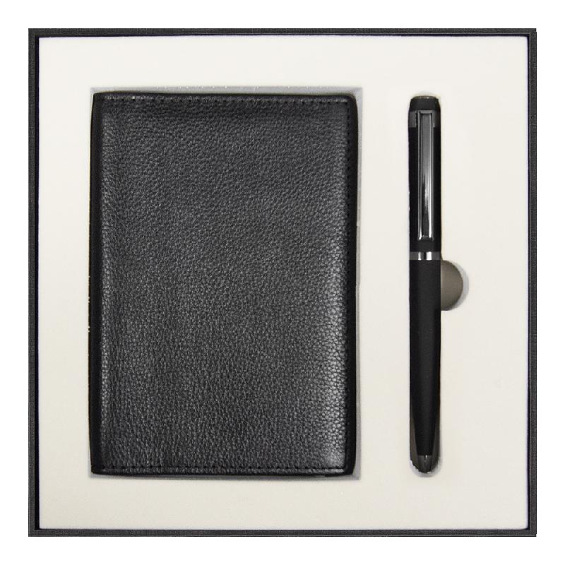 Набор подарочный Solution Superior Duo (Обложка для автодокументов Leather Sun, ручка Attashe)