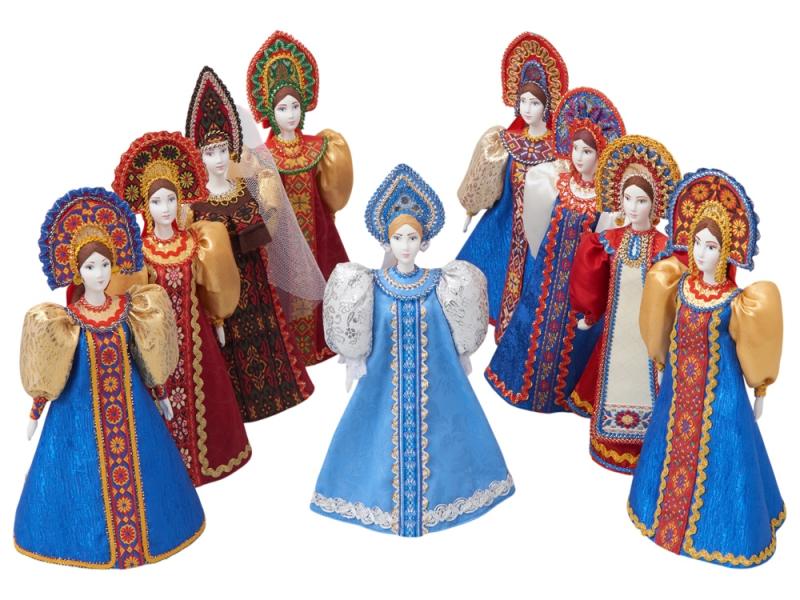 Подарочный набор: кукла фарфоровая, крем-мёд с лаймом и имбирем