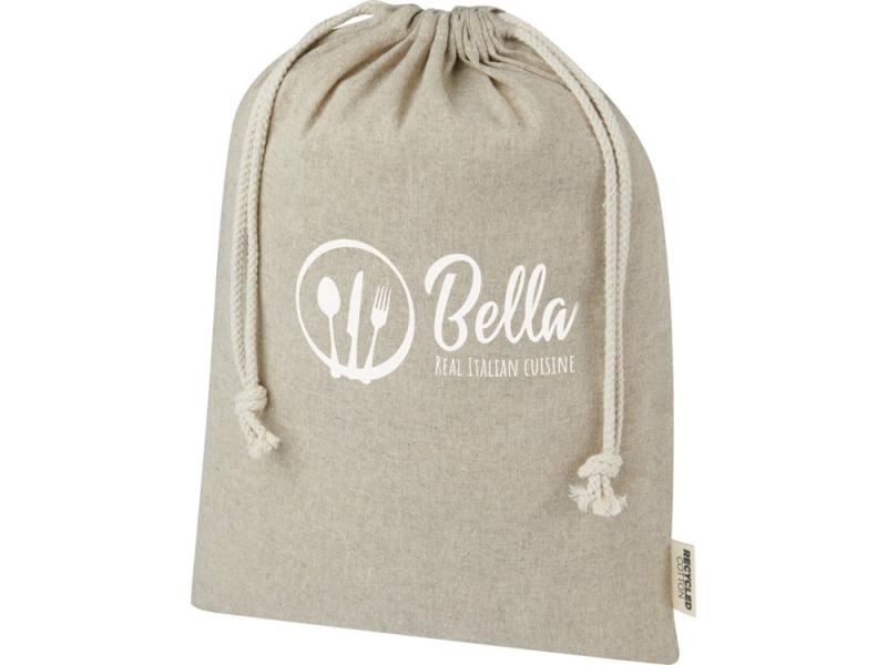 Большая подарочная сумка Pheebs из переработанного хлопка 4 л