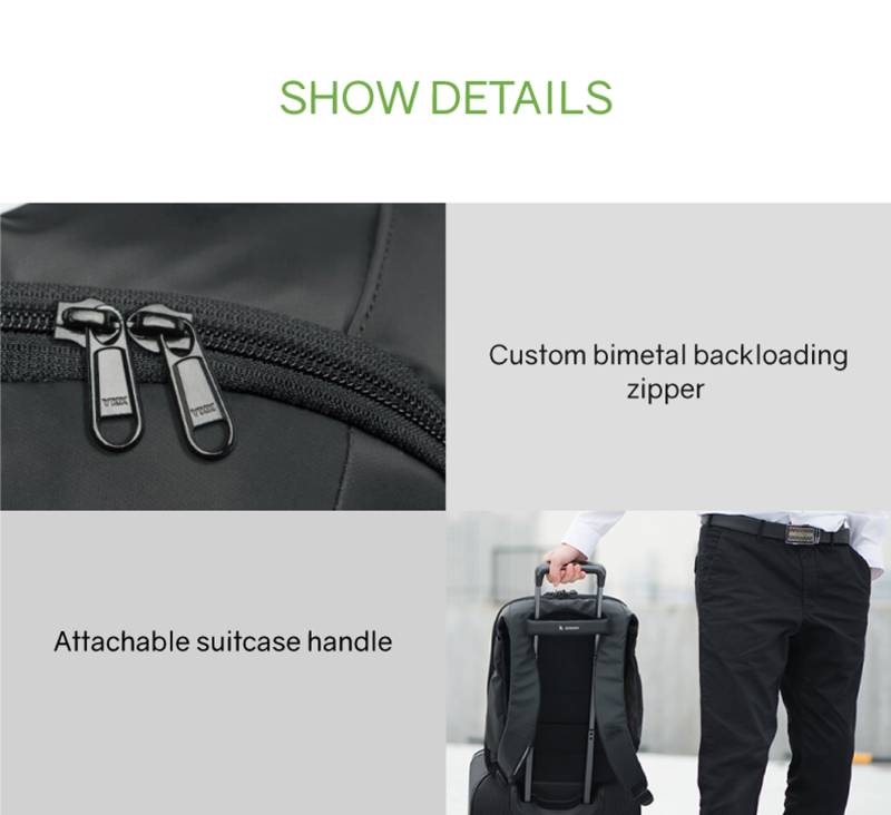 Рюкзак KORIN ClickPack 46х34х16 см, черный/серый