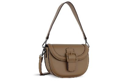 Сумка женская наплечная BUGATTI Zita, коньячная, полиуретан, 20,5 x 9 x 15 см