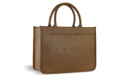 Сумкатоут женская BUGATTI Daphne, воловья кожаполиэстер, 29,5х13х22 см