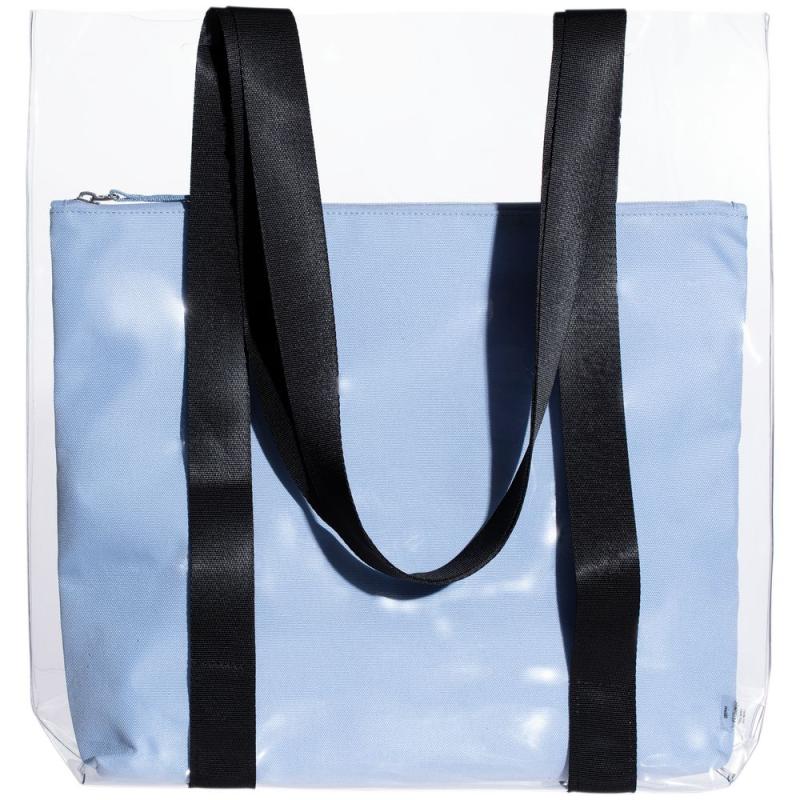 Шопер Clarity с голубым органайзером