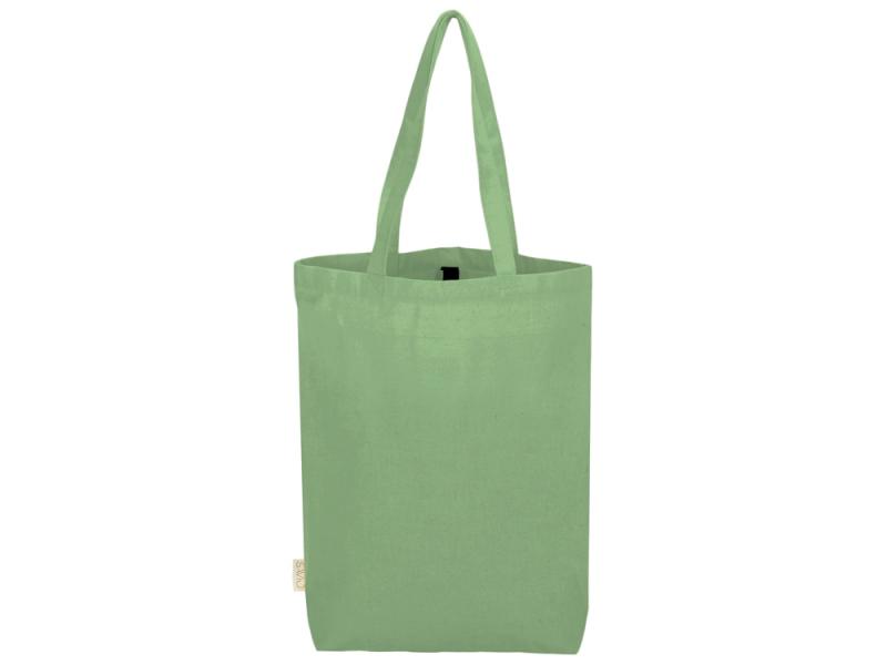 Сумка Fixy из переработанного хлопка 220 г/м2 с фиксирующей лентой